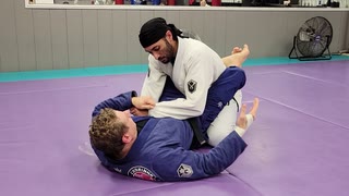 Closed Guard using 2 on 1 Grip: Arm Bar - Gi