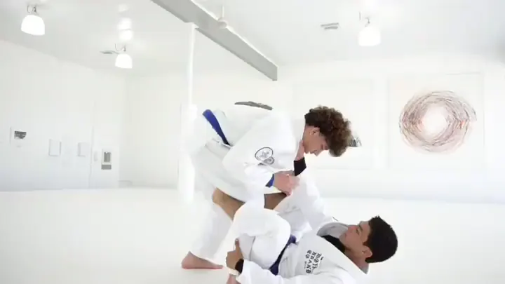 Reverse De La Riva Pass To Leg Weave