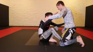 Shoulder Crunch Into a Heel Hook From Butterfly Guard